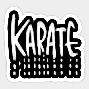 KARATE, for Karateka Sticker